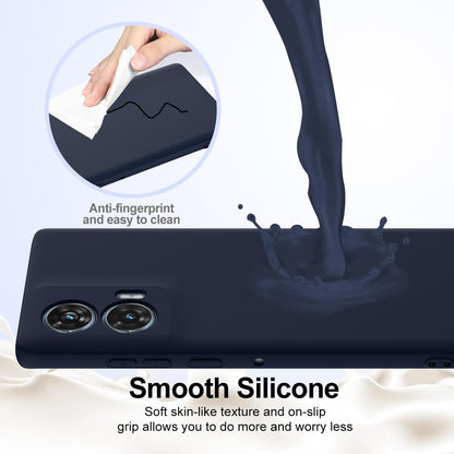 Motorola G96 Shockproof Silicone MagSafe Phone Case with Microfibre Lining Magnetic Cover