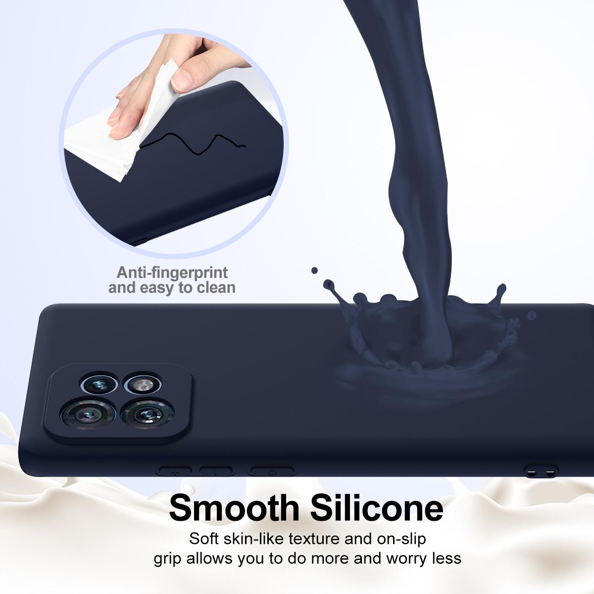 Motorola Edge 40 Pro 5G Shockproof Silicone MagSafe Phone Case with Microfibre Lining Magnetic Cover