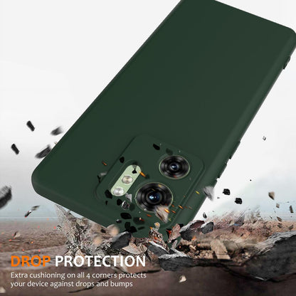 Motorola Edge 2023 Shockproof Silicone MagSafe Phone Case with Microfibre Lining Magnetic Cover
