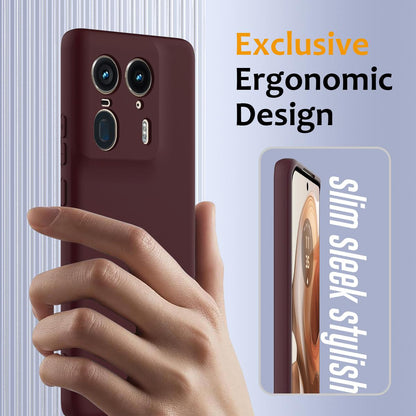 Motorola Moto X50 Ultra Shockproof Silicone MagSafe Phone Case with Microfibre Lining Magnetic Cover