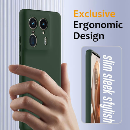 Motorola Moto X50 Ultra Shockproof Silicone MagSafe Phone Case with Microfibre Lining Magnetic Cover