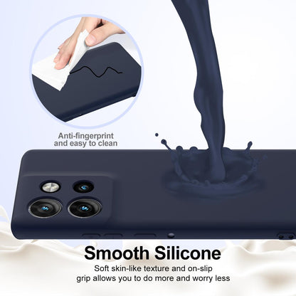 Motorola Edge 60 Neo Shockproof Silicone MagSafe Phone Case with Microfibre Lining Magnetic Cover