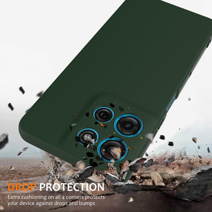 Motorola Moto G17 Shockproof Silicone MagSafe Phone Case with Microfibre Lining Magnetic Cover