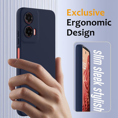 Motorola Moto G35 5G Shockproof Silicone MagSafe Phone Case with Microfibre Lining Magnetic Cover