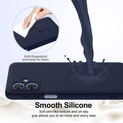 Motorola Moto G54 Power Shockproof Silicone MagSafe Phone Case with Microfibre Lining Magnetic Cover