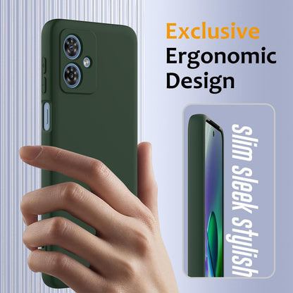 Motorola Moto G54 Power Shockproof Silicone MagSafe Phone Case with Microfibre Lining Magnetic Cover