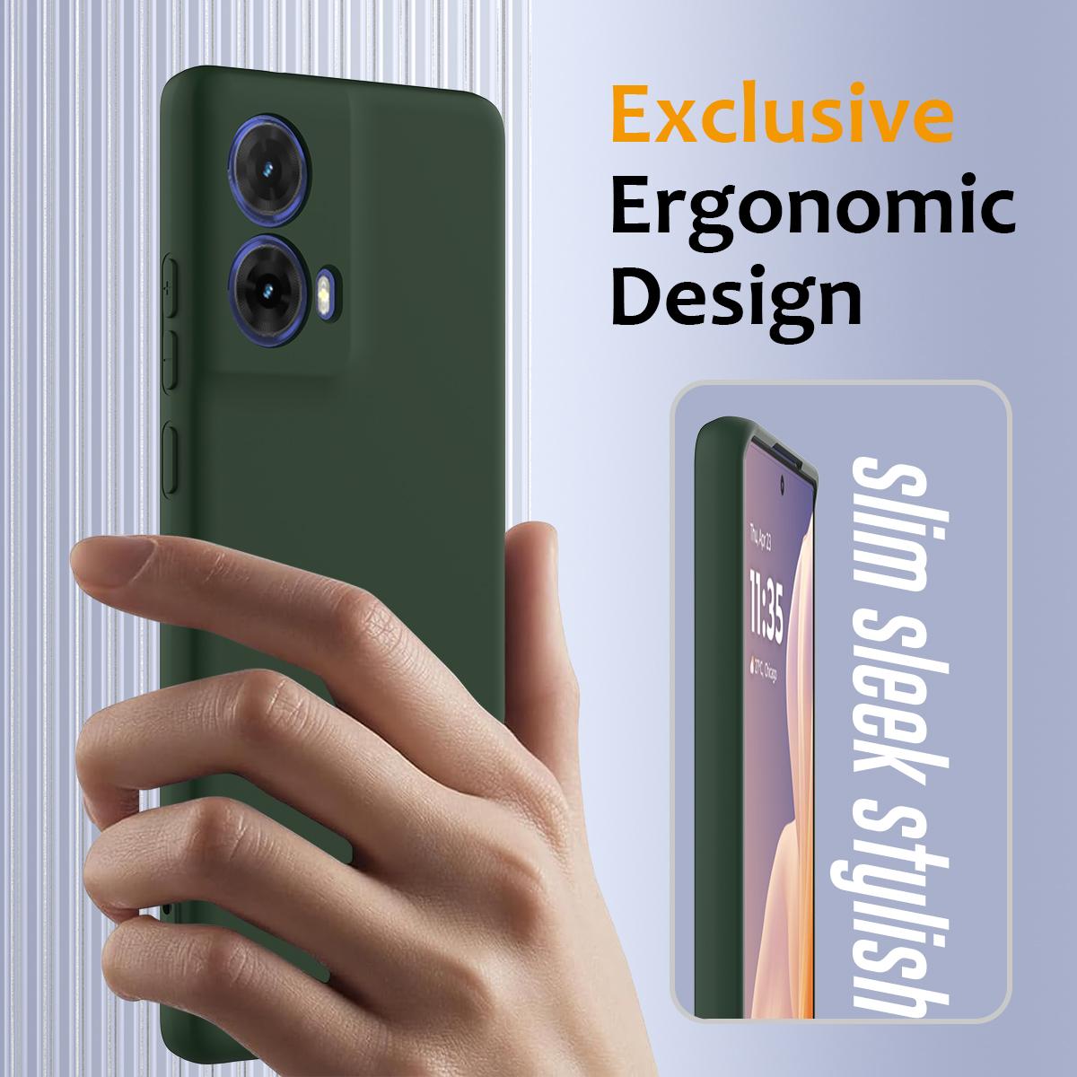 Motorola S50 Neo 5G Shockproof Silicone MagSafe Phone Case with Microfibre Lining Magnetic Cover