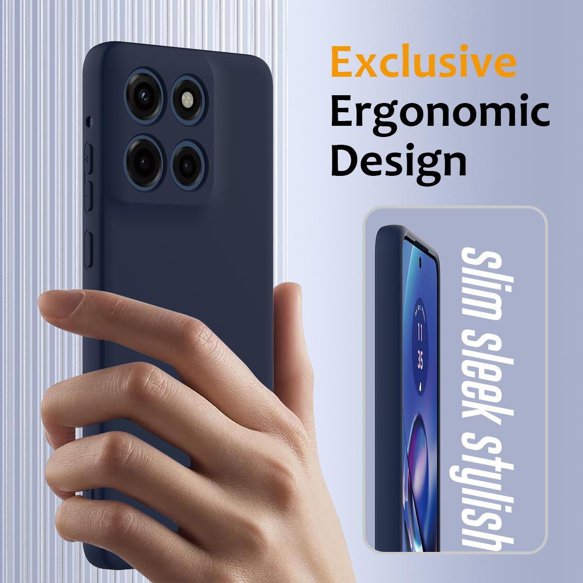 Motorola Moto G Stylus 5G 2025 Shockproof Silicone MagSafe Phone Case with Microfibre Lining Magnetic Cover