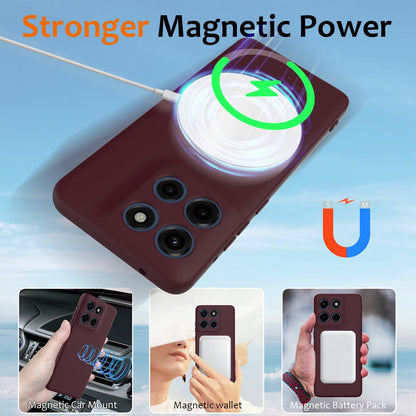Motorola Moto G Stylus 5G 2025 Shockproof Silicone MagSafe Phone Case with Microfibre Lining Magnetic Cover