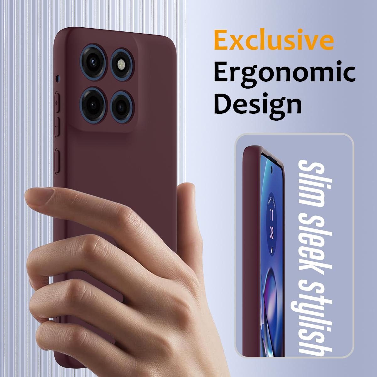 Motorola Moto G Stylus 5G 2025 Shockproof Silicone MagSafe Phone Case with Microfibre Lining Magnetic Cover