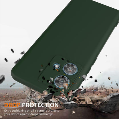 Motorola Edge 40 Neo Shockproof Silicone MagSafe Phone Case with Microfibre Lining Magnetic Cover