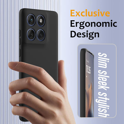 Motorola Edge 60 Shockproof Silicone MagSafe Phone Case with Microfibre Lining Magnetic Cover
