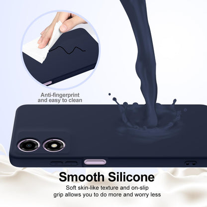 Motorola E14 4G Shockproof Silicone MagSafe Phone Case with Microfibre Lining Magnetic Cover