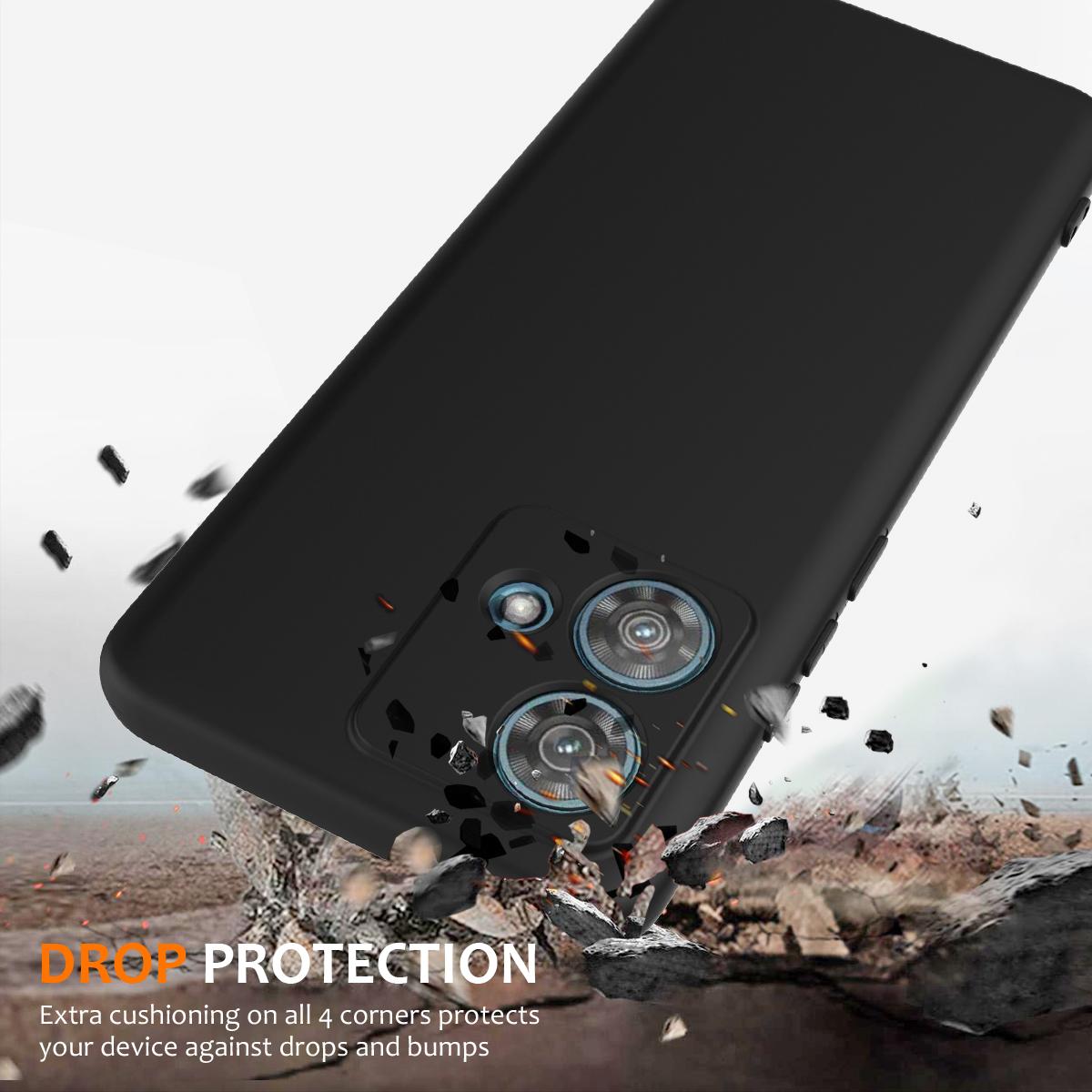 Motorola Moto G84 Shockproof Silicone MagSafe Phone Case with Microfibre Lining Magnetic Cover