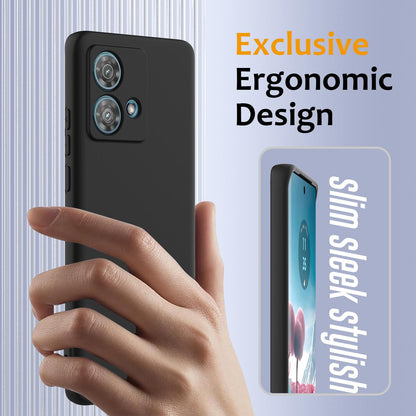 Motorola Moto G84 Shockproof Silicone MagSafe Phone Case with Microfibre Lining Magnetic Cover