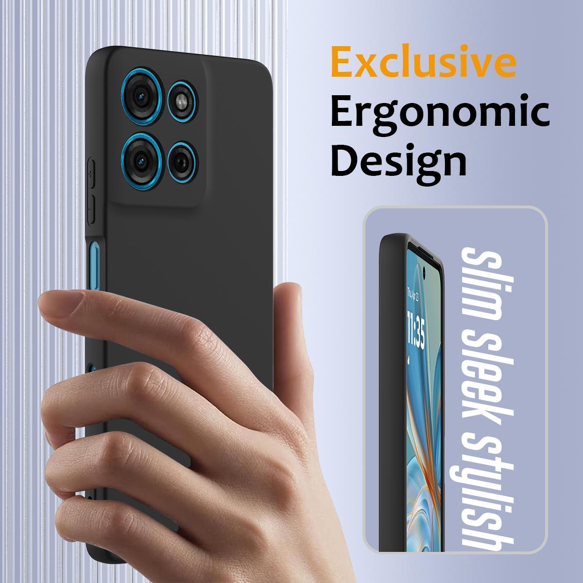 Motorola Moto G86 5G Shockproof Silicone MagSafe Phone Case with Microfibre Lining Magnetic Cover