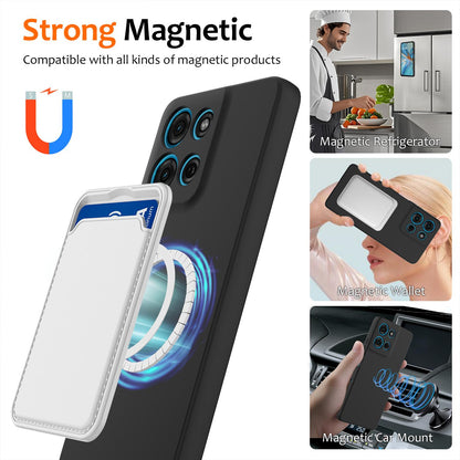 Motorola Moto G100 Pro 5G Shockproof Silicone MagSafe Phone Case with Microfibre Lining Magnetic Cover