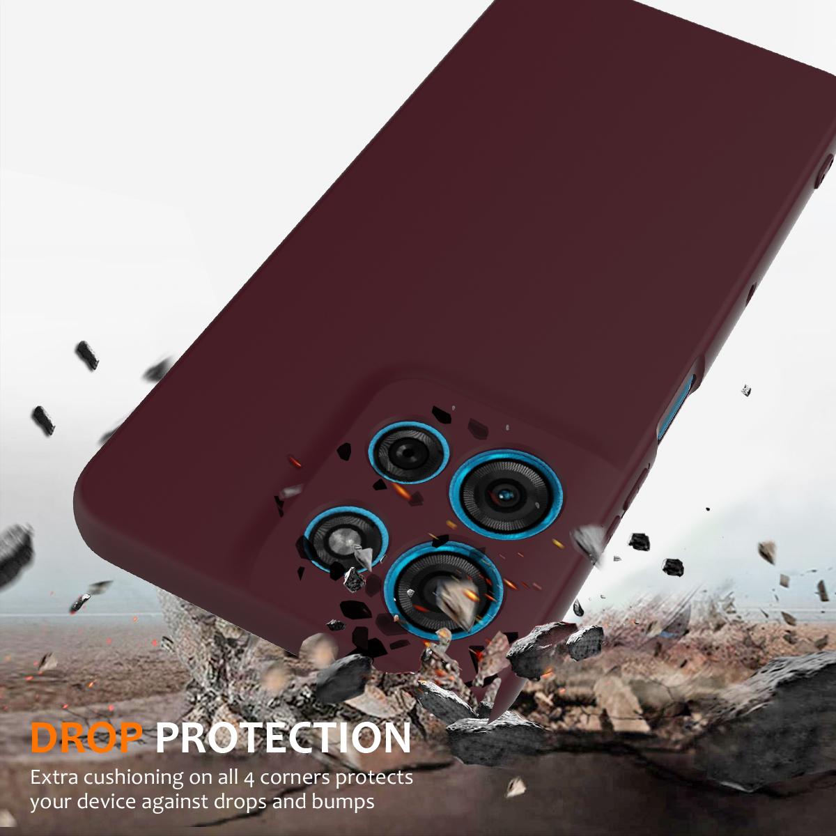 Motorola Moto G100 Pro 5G Shockproof Silicone MagSafe Phone Case with Microfibre Lining Magnetic Cover