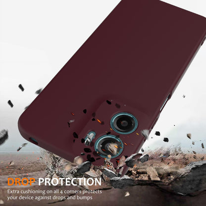 Motorola Moto G06 Shockproof Silicone MagSafe Phone Case with Microfibre Lining Magnetic Cover