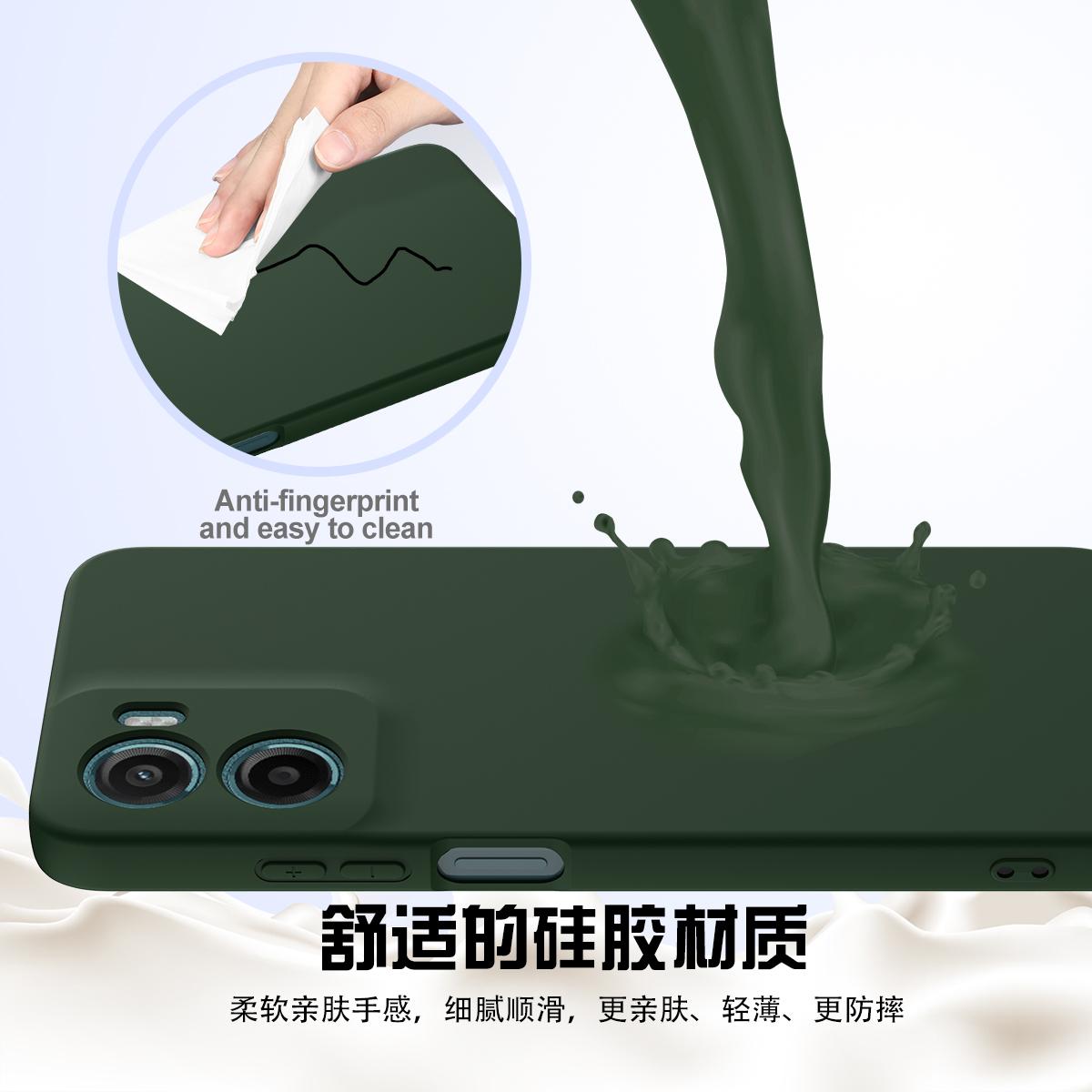 Motorola Moto G06 Shockproof Silicone MagSafe Phone Case with Microfibre Lining Magnetic Cover