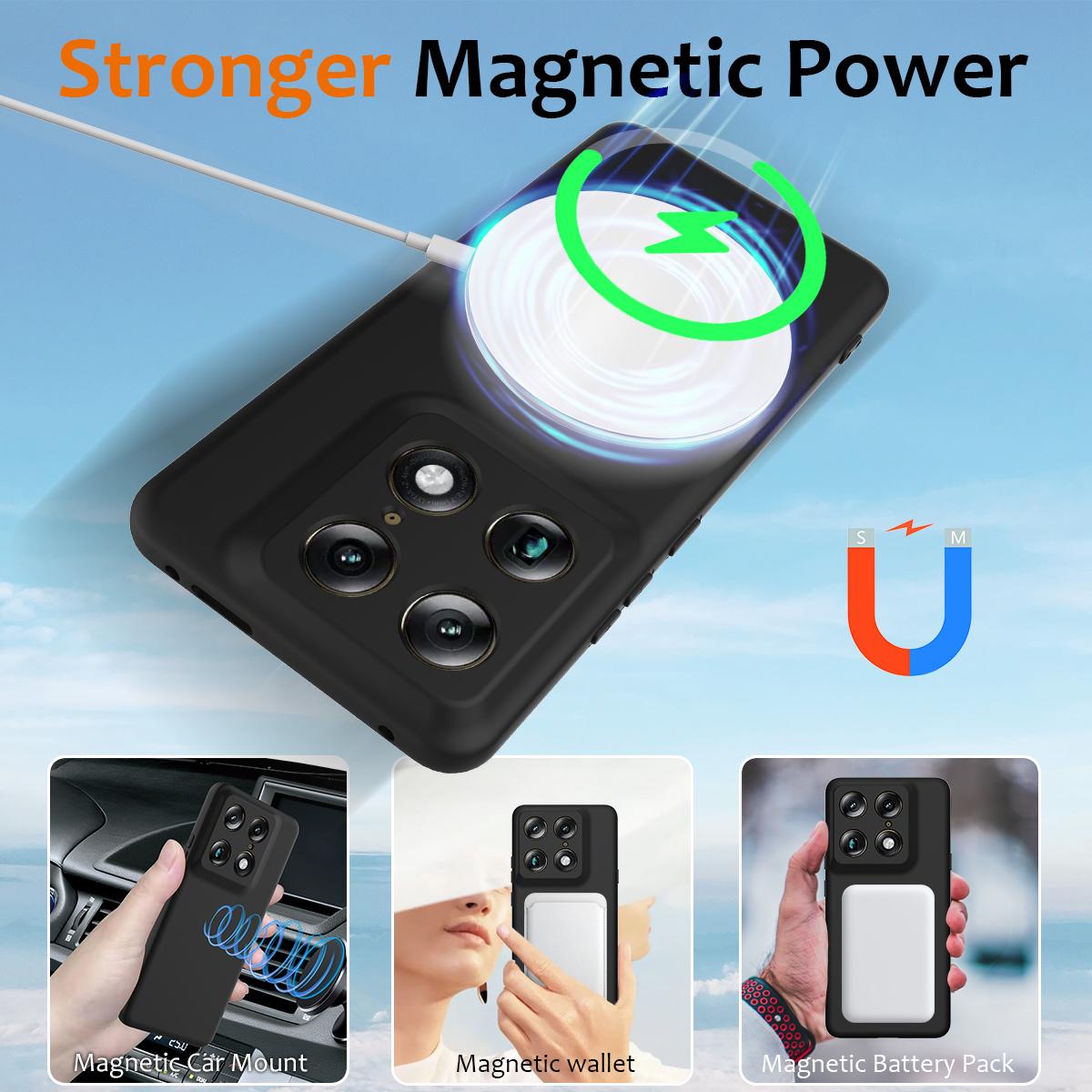 Motorola Signature Shockproof Silicone MagSafe Phone Case with Microfibre Lining Magnetic Cover