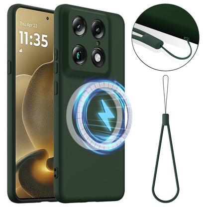 Motorola Signature Shockproof Silicone MagSafe Phone Case with Microfibre Lining Magnetic Cover