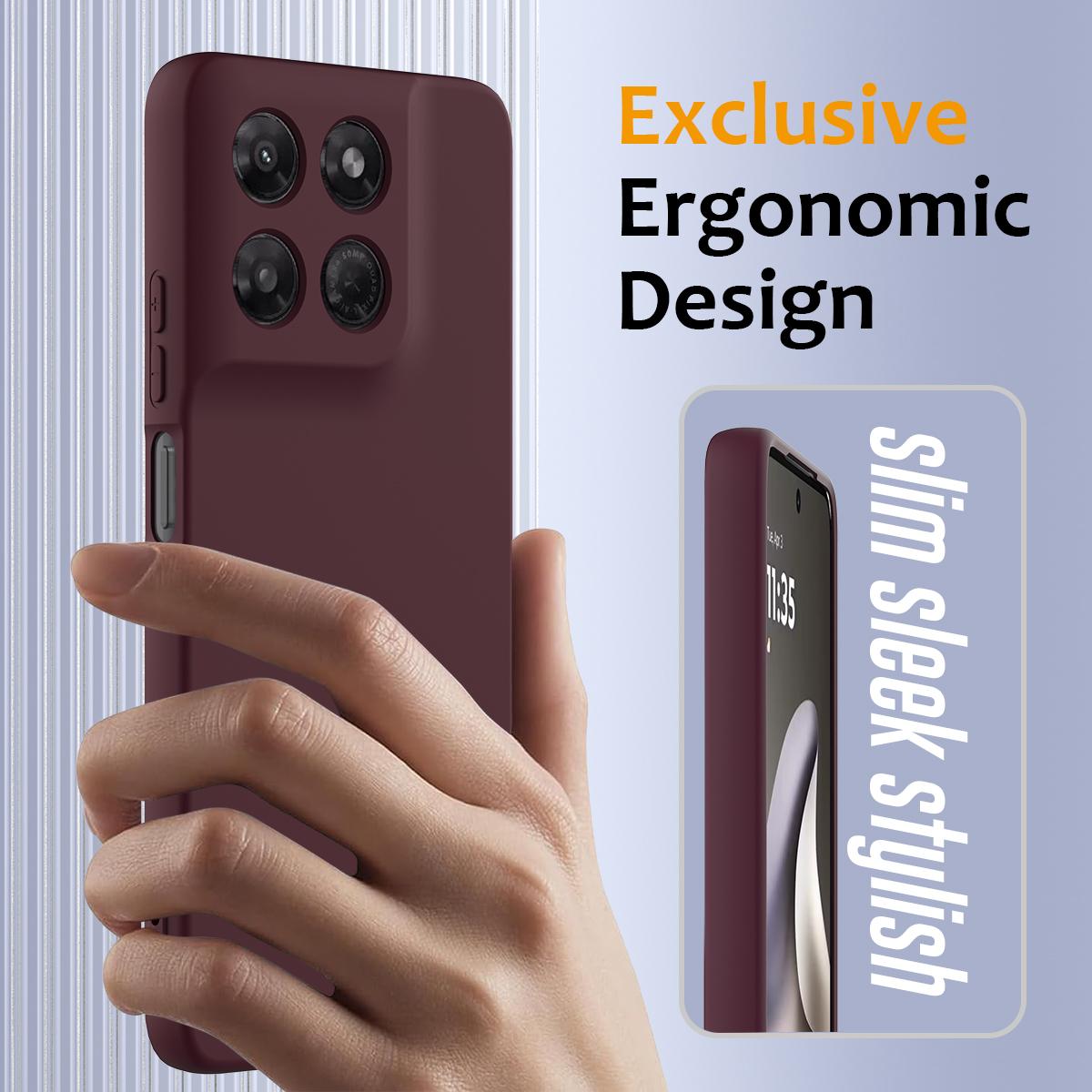 Motorola Moto G37 Power Shockproof Silicone MagSafe Phone Case with Microfibre Lining Magnetic Cover