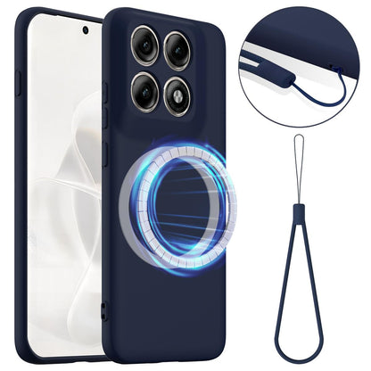 Motorola Edge 70 Pro Shockproof Silicone MagSafe Phone Case with Microfibre Lining Magnetic Cover