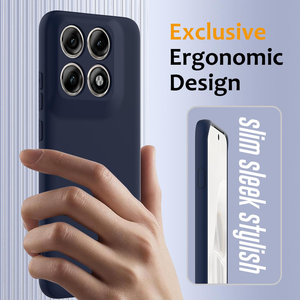 Motorola Edge 70 Pro+ 5G Shockproof Silicone MagSafe Phone Case with Microfibre Lining Magnetic Cover