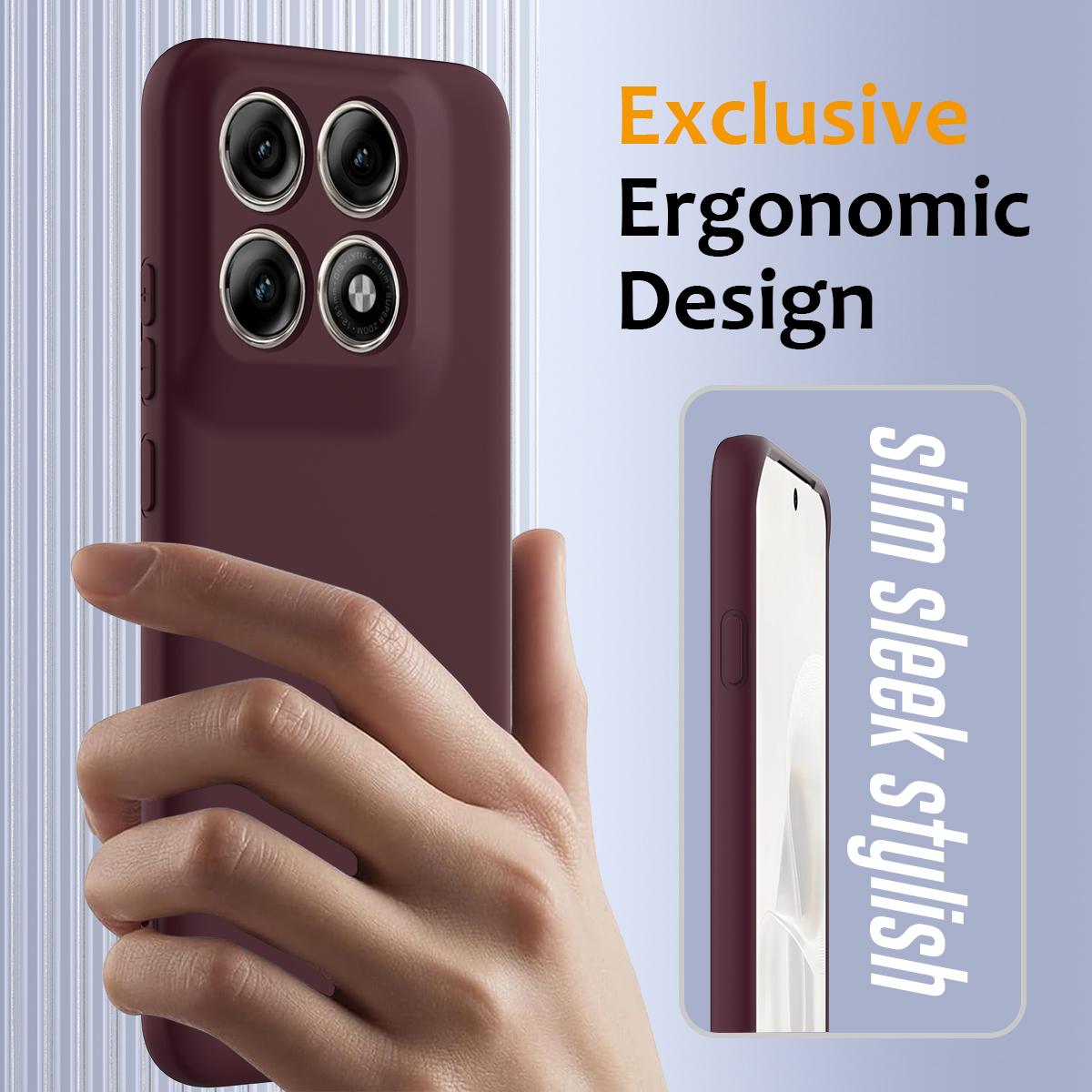 Motorola Edge 70 Pro+ 5G Shockproof Silicone MagSafe Phone Case with Microfibre Lining Magnetic Cover