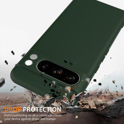 Google Pixel 8 Pro Shockproof Silicone MagSafe Phone Case with Microfibre Lining Magnetic Cover