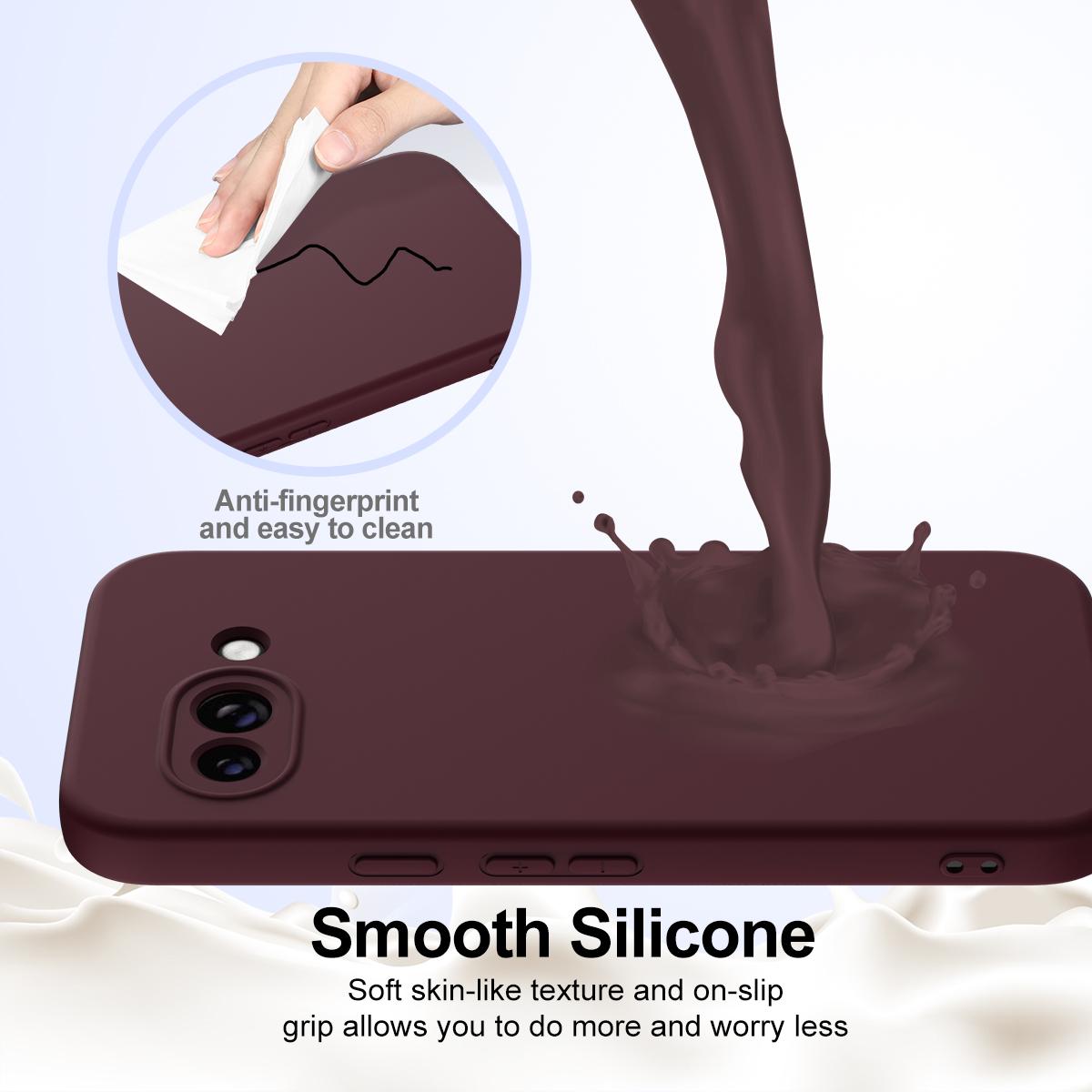 Google Pixel 6a Shockproof Silicone MagSafe Phone Case with Microfibre Lining Magnetic Cover