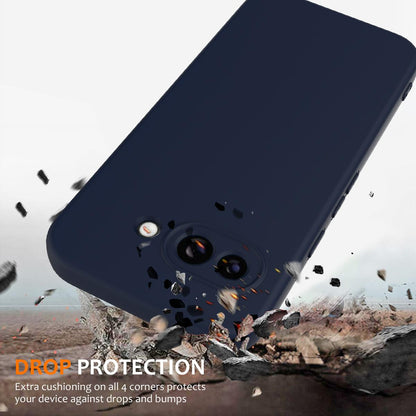 Google Pixel 9a Shockproof Silicone MagSafe Phone Case with Microfibre Lining Magnetic Cover