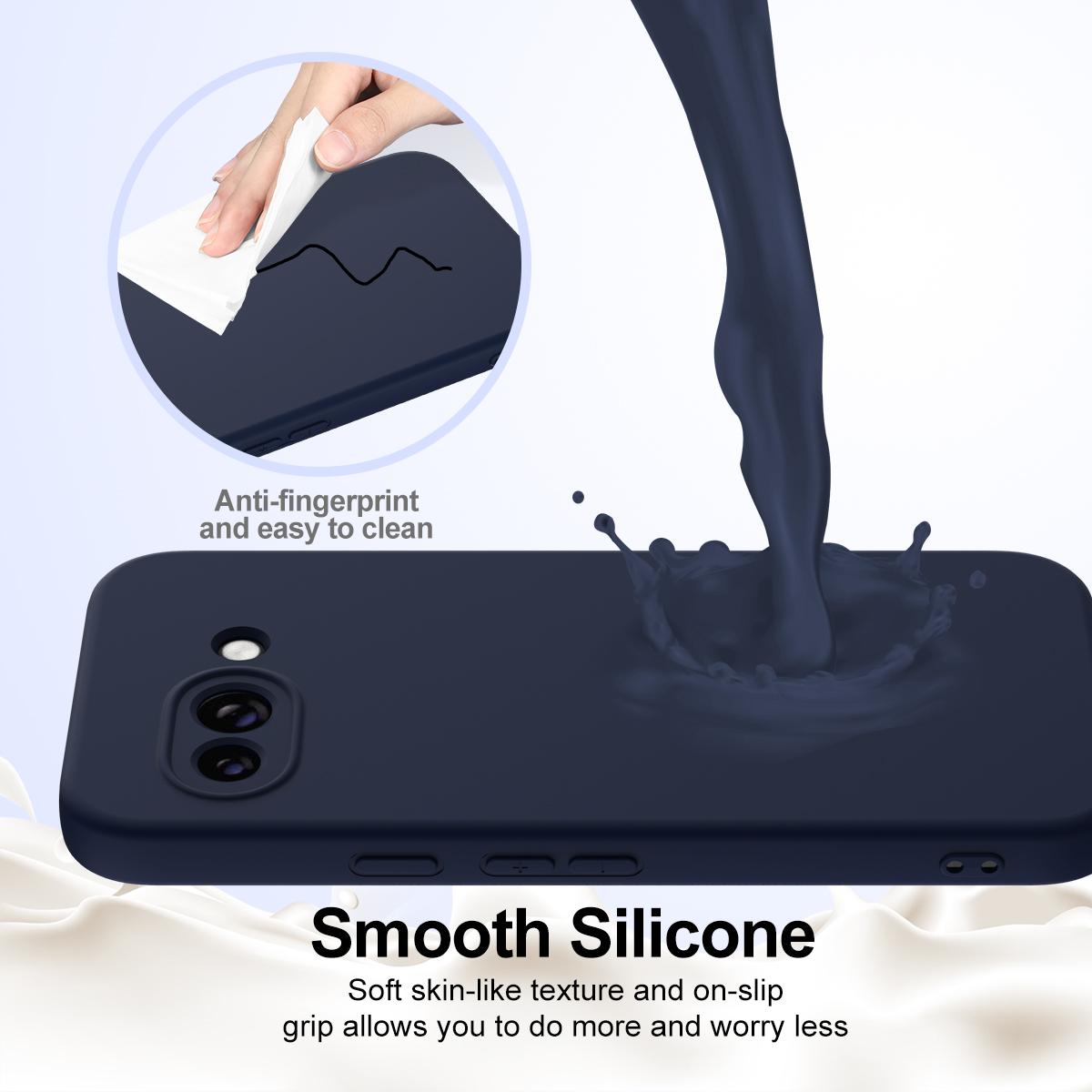 Google Pixel 9a Shockproof Silicone MagSafe Phone Case with Microfibre Lining Magnetic Cover