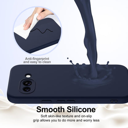 Google Pixel 9a Shockproof Silicone MagSafe Phone Case with Microfibre Lining Magnetic Cover