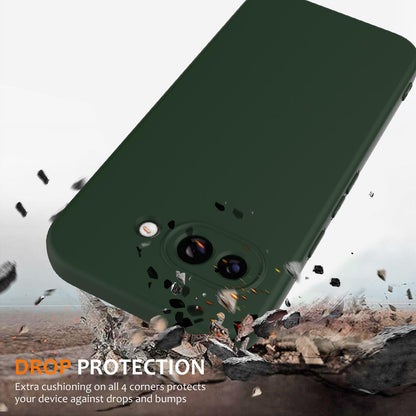 Google Pixel 9a Shockproof Silicone MagSafe Phone Case with Microfibre Lining Magnetic Cover