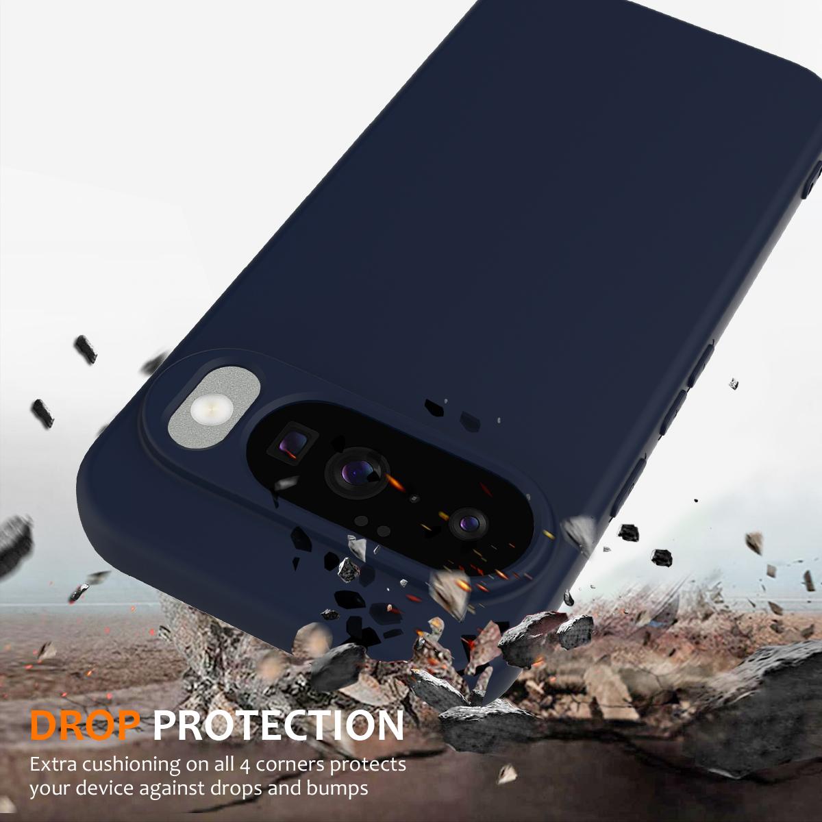 Google Pixel 10 Shockproof Silicone MagSafe Phone Case with Microfibre Lining Magnetic Cover