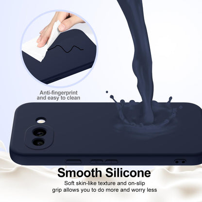 Google Pixel 10a Shockproof Silicone MagSafe Phone Case with Microfibre Lining Magnetic Cover