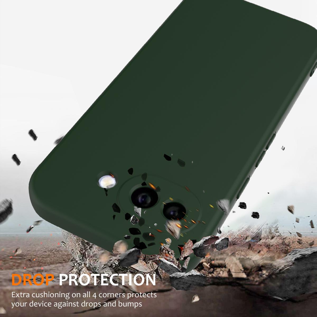 Google Pixel 10a Shockproof Silicone MagSafe Phone Case with Microfibre Lining Magnetic Cover