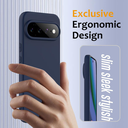 Google Pixel 11 Shockproof Silicone MagSafe Phone Case with Microfibre Lining Magnetic Cover