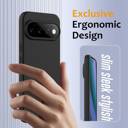 Google Pixel 11 Pro Shockproof Silicone MagSafe Phone Case with Microfibre Lining Magnetic Cover