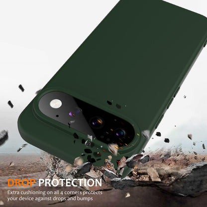 Google Pixel 11 Pro Shockproof Silicone MagSafe Phone Case with Microfibre Lining Magnetic Cover