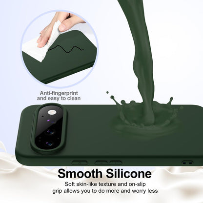 Google Pixel 11 Pro Shockproof Silicone MagSafe Phone Case with Microfibre Lining Magnetic Cover