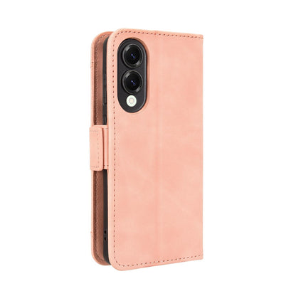 Samsung Galaxy S25 Edge 5G Skin Feel PU Leather Wallet Phone Case with Card Slots, Cash Pocket, Magnetic Closure, Built-In Stand, Full Protection TPU Cover