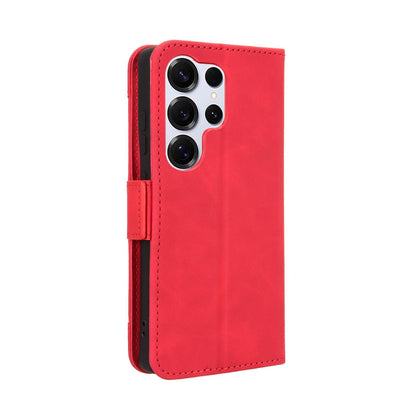 Samsung Galaxy S26 Ultra 5G Skin Feel PU Leather Wallet Phone Case with Card Slots, Cash Pocket, Magnetic Closure, Built-In Stand, Full Protection TPU Cover