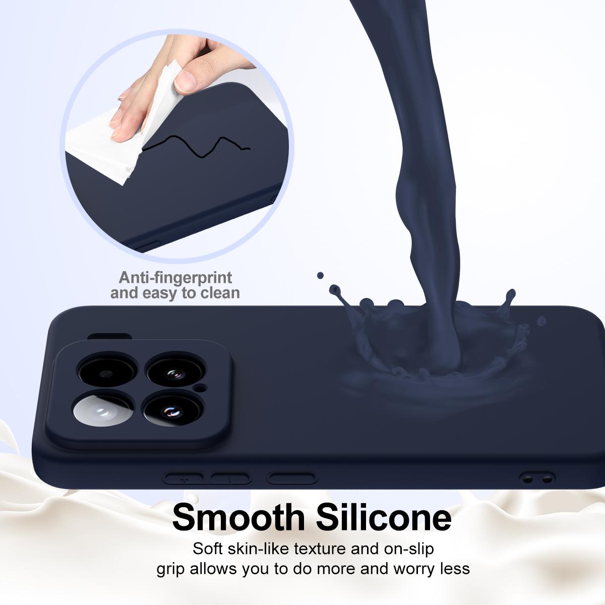 Xiaomi 15 Shockproof Silicone MagSafe Phone Case with Microfibre Lining Magnetic Cover