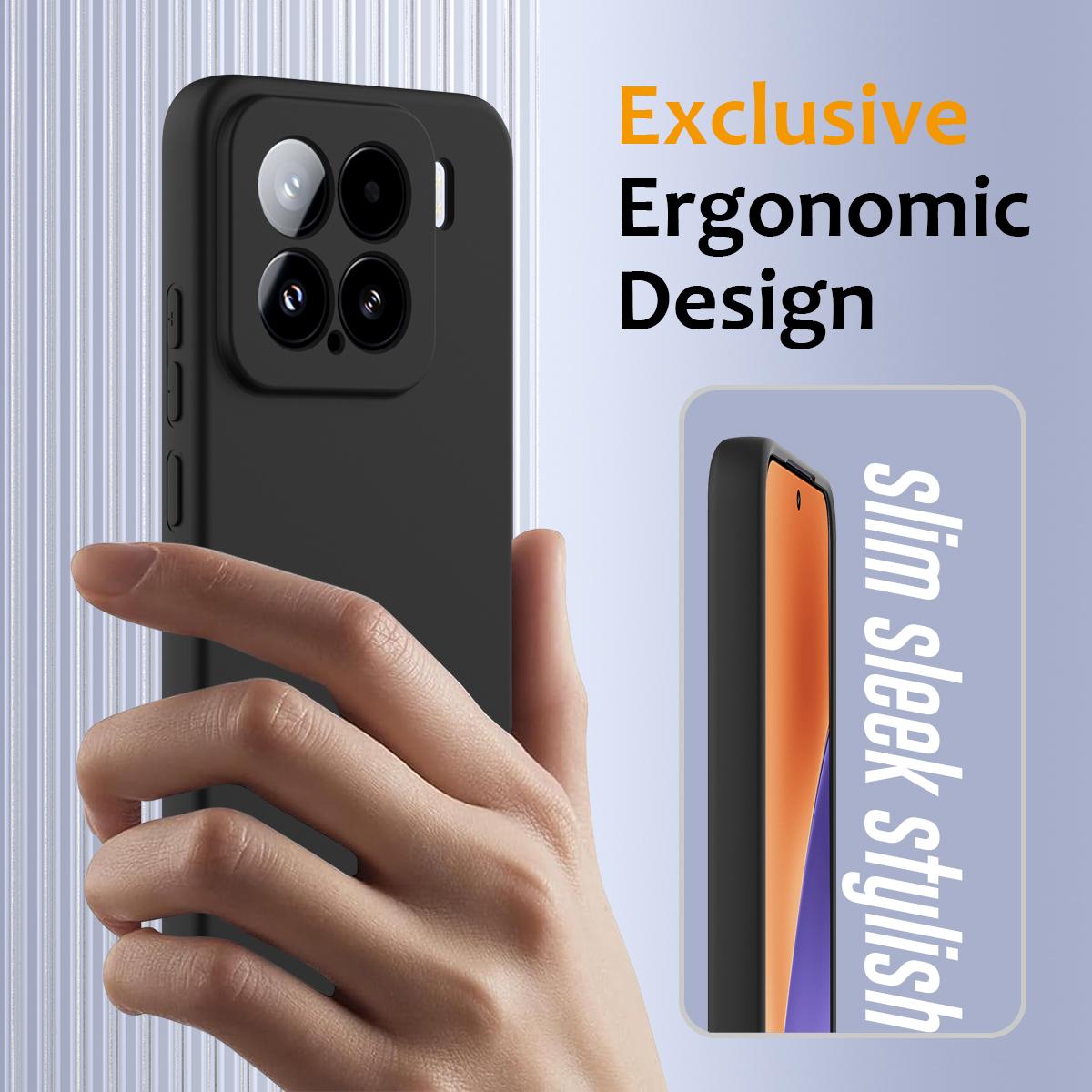 Xiaomi 15 Shockproof Silicone MagSafe Phone Case with Microfibre Lining Magnetic Cover