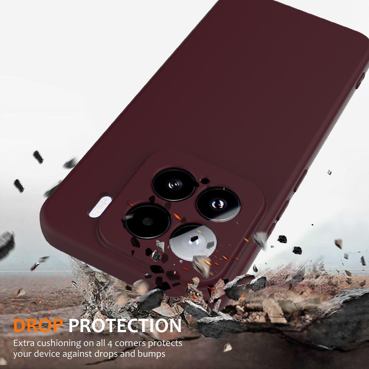 Xiaomi 15 Shockproof Silicone MagSafe Phone Case with Microfibre Lining Magnetic Cover