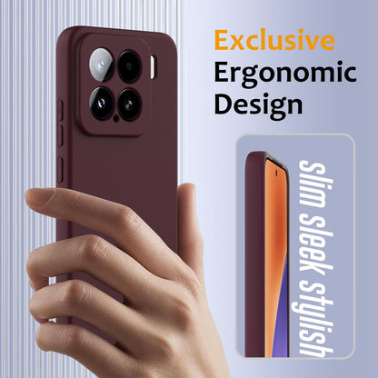 Xiaomi 15 Shockproof Silicone MagSafe Phone Case with Microfibre Lining Magnetic Cover