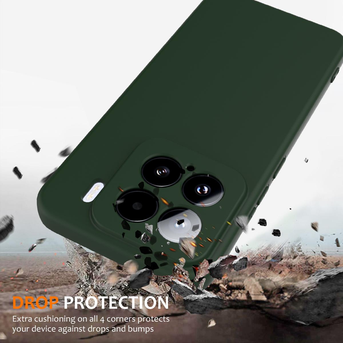 Xiaomi 15 Shockproof Silicone MagSafe Phone Case with Microfibre Lining Magnetic Cover